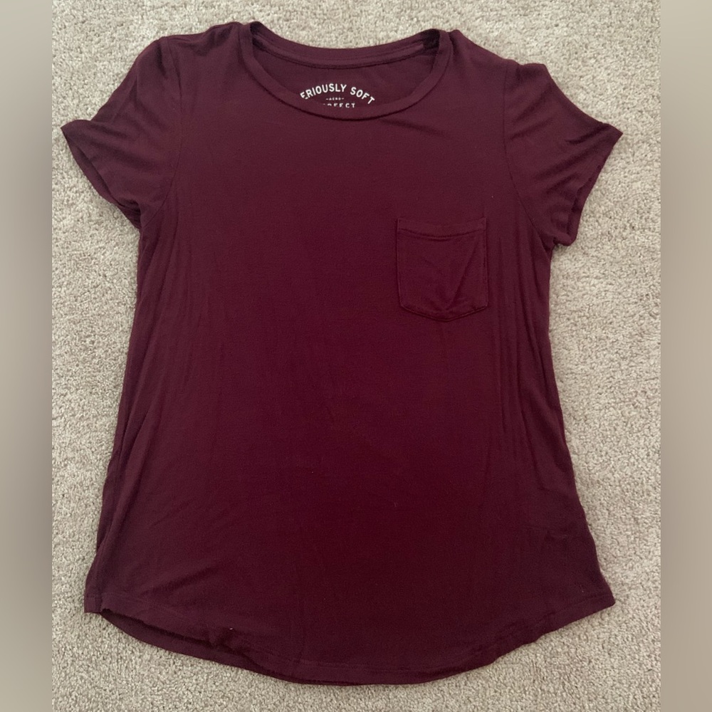 Maroon shirt